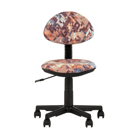 Кресло компьютерное детское УМКА абстракция оранжевый