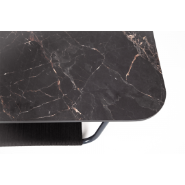 Комплект Канны лаунж-зона 4-местная плетеная из роупа (веревки), цвет темно-серый