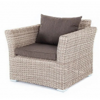 Кресло Капучино из искусственного ротанга, цвет бежевый