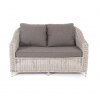 "Кон Панна" диван из искусственного ротанга двухместный, цвет бежевый