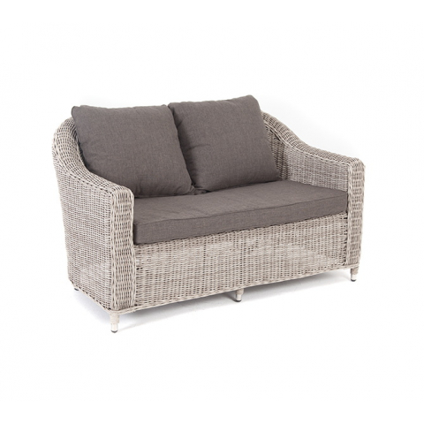 "Кон Панна" диван из искусственного ротанга двухместный, цвет бежевый