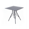 Стол Конте интерьерный из HPL 70x70см, цвет "серый гранит"