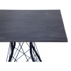 Стол Конте интерьерный из HPL 70x70см, цвет "серый гранит"