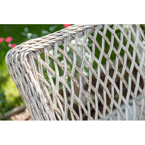 Обеденная группа Латте плетеная, цвет бежевый