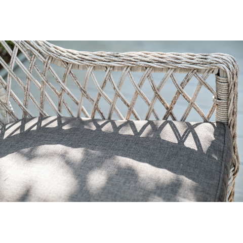 Обеденная группа Латте плетеная, цвет бежевый