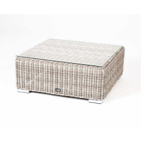 "Лунго" журнальный столик плетеный, цвет бежевый