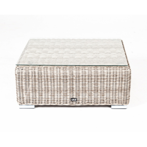 "Лунго" журнальный столик плетеный, цвет бежевый