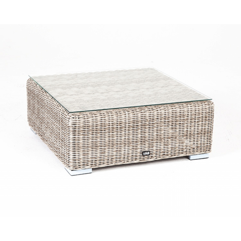 "Лунго" журнальный столик плетеный, цвет бежевый