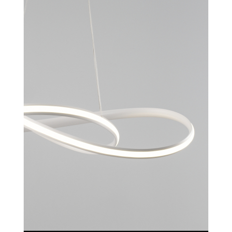 Светодиодная подвесная люстра с пультом Moderli V2791-PL Tiara LED 128W