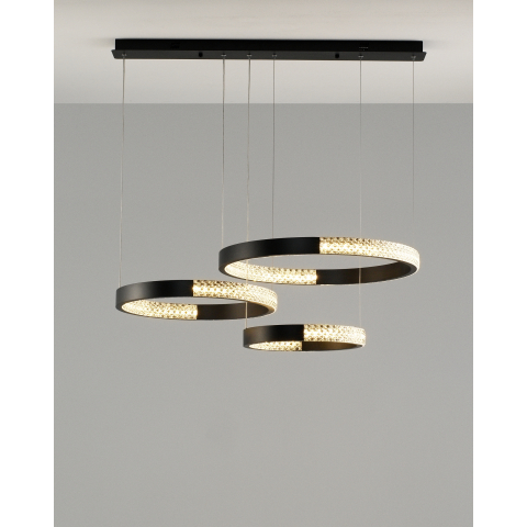 Светодиодный подвесной светильник с пультом Moderli V2893-PL Novas LED 150W