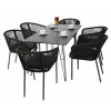 Обеденная группа Милан на 6 персон, цвет темный