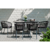 Обеденная группа Милан на 6 персон, цвет темный