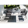 Обеденная группа Милан на 6 персон, цвет темный