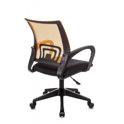 Кресло офисное TopChairs ST-Basic сетка/ткань оранжевый
