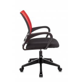 Кресло офисное TopChairs ST-Basic сетка/ткань красный