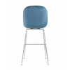 Стул барный Beetle со спинкой маренго хромированные ножки