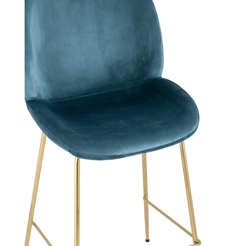 Стул полубарный Beetle со спинкой маренго