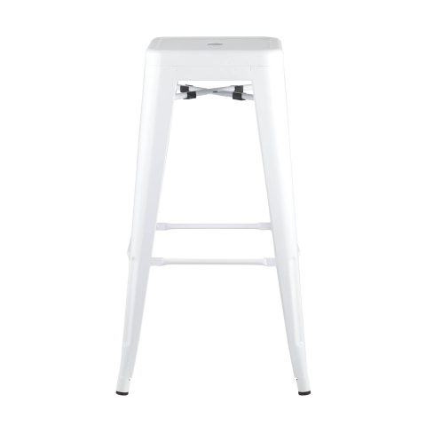 Стул барный TOLIX белый глянцевый