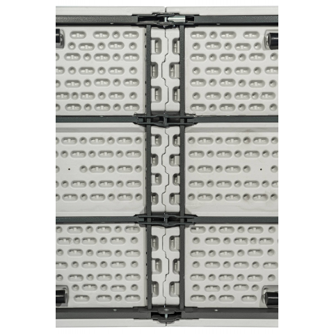 Стол складной чемодан пластиковый Кейт 240 белый