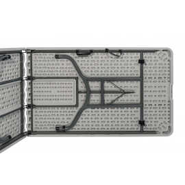 Стол складной чемодан пластиковый Кейт 240 белый