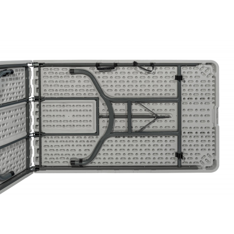 Стол складной чемодан пластиковый Кейт 240 белый