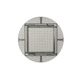 Стол круглый складной пластиковый Кейт 116