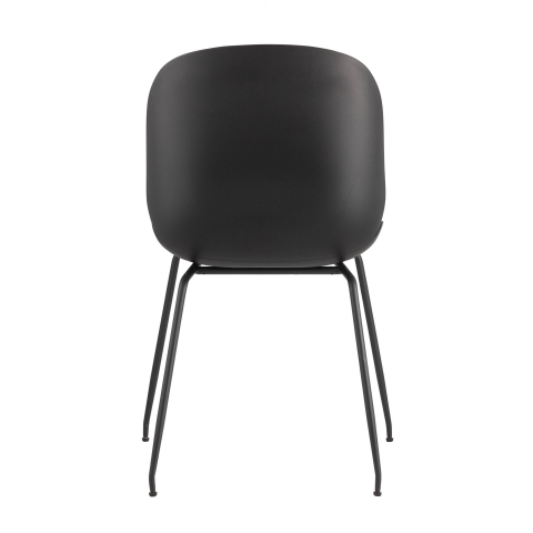 Стул барный Beetle PU со спинкой коричневый