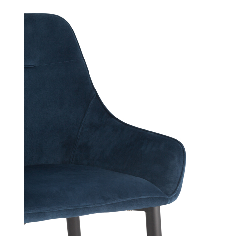 Стул Диана велюр сине-зеленый