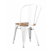 Стул TOLIX WOOD белый глянцевый