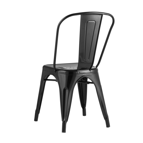 Стул TOLIX черный глянцевый