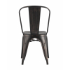 Стул TOLIX черный патина золото