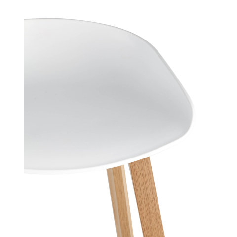 Стул барный LIBRA БЕЛЫЙ