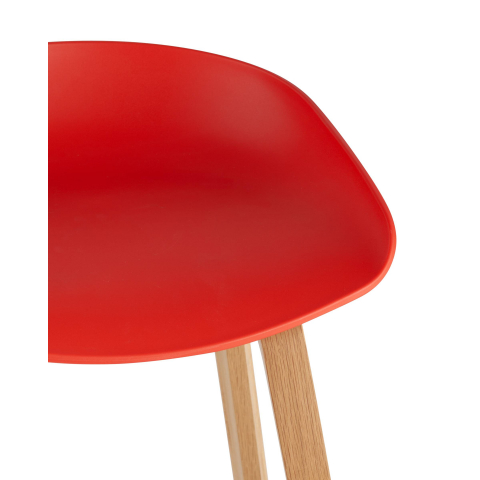 Стул барный LIBRA КРАСНЫЙ