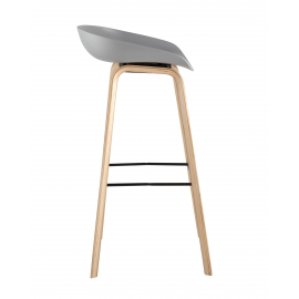 Стул барный LIBRA СЕРЫЙ