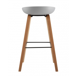 Стул барный LIBRA СЕРЫЙ