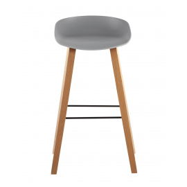 Стул барный LIBRA СЕРЫЙ