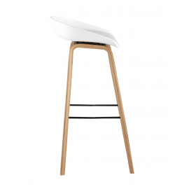 Стул барный LIBRA SOFT БЕЛЫЙ