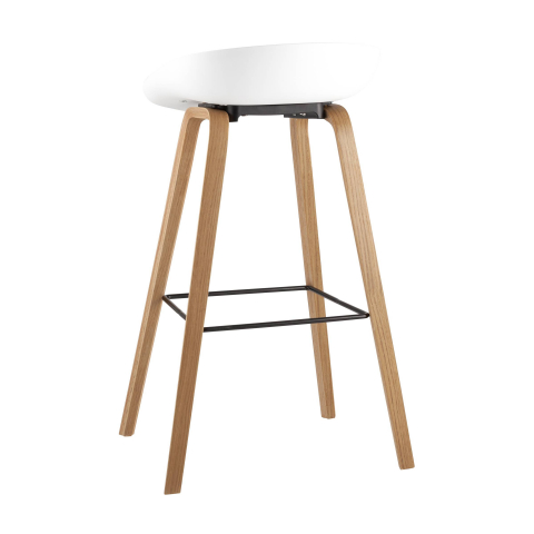 Стул барный LIBRA SOFT БЕЛЫЙ