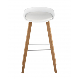 Стул барный LIBRA SOFT БЕЛЫЙ