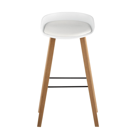 Стул барный LIBRA SOFT БЕЛЫЙ