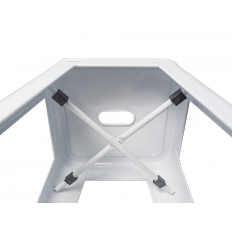 Стул барный TOLIX белый глянцевый