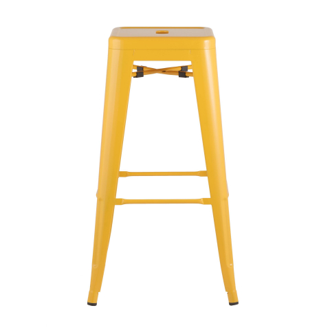 Стул барный TOLIX желтый глянцевый