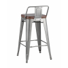 Стул полубарный TOLIX SOFT серебристый