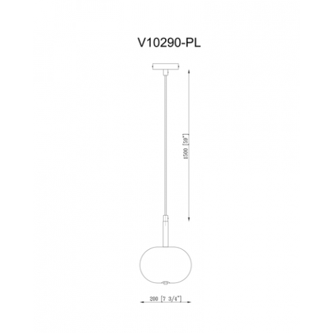 Светильник подвесной Moderli V10290-PL Cute