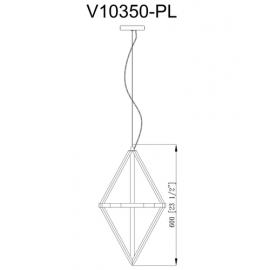 Светильник подвесной Moderli V10350-PL Grape