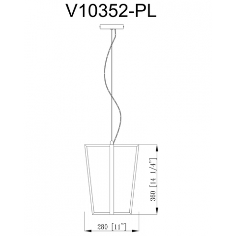 Светильник подвесной Moderli V10352-PL Grape