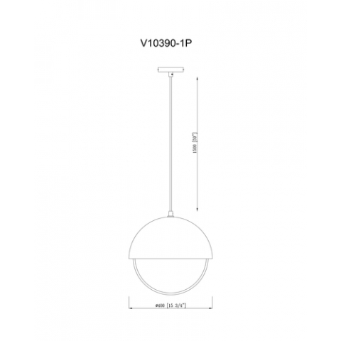 Светильник подвесной Moderli V10390-1P Lond