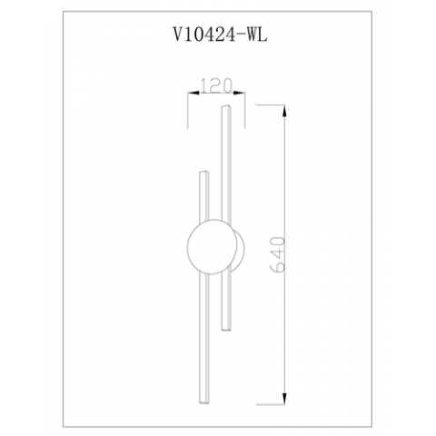 Светильник настенный светодиодный Moderli V10424-WL Brescia