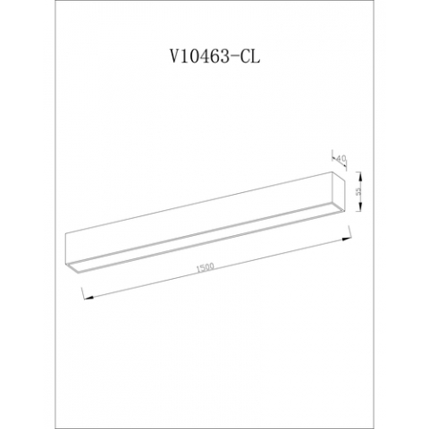 Светильник потолочный светодиодный Moderli V10463-CL Carpi