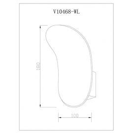 Бра светодиодный Moderli V10468-WL Parma